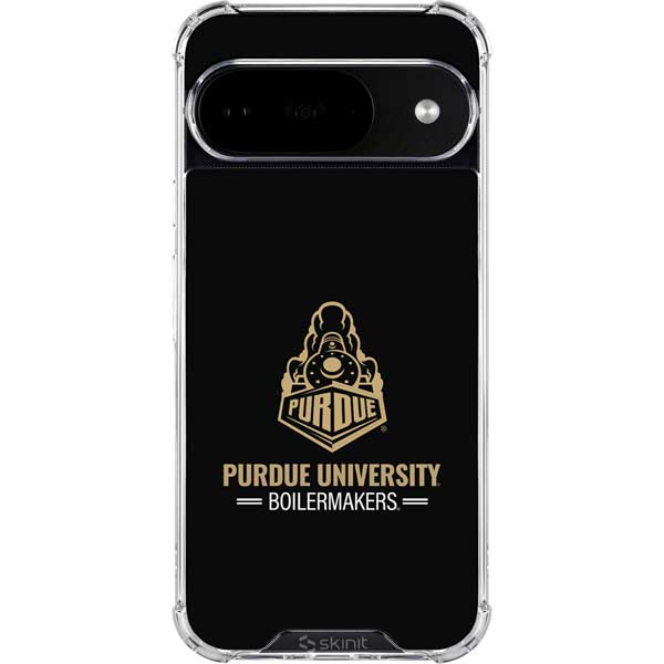 Purdue University Boilermakers Signature Logo Google Pixel 10 Clear Case