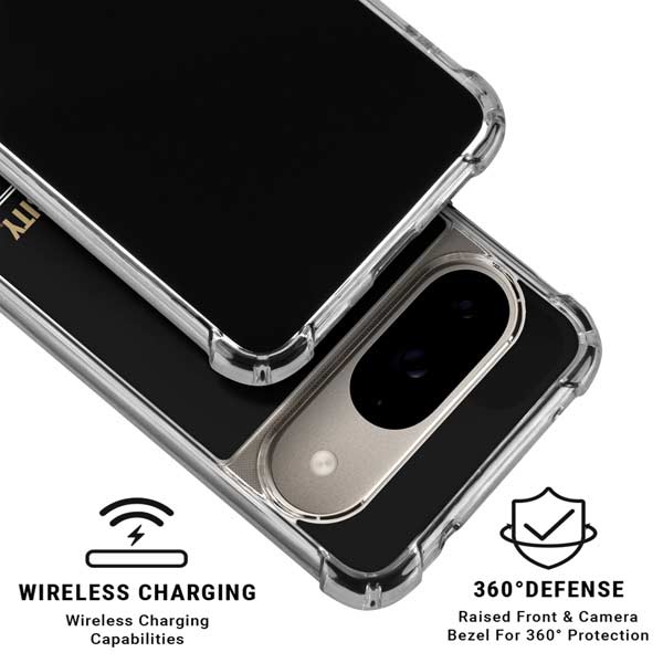 Purdue University Boilermakers Signature Logo Google Pixel 10 Clear Case