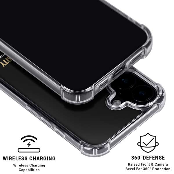 Purdue University Boilermakers Signature Logo iPhone 17 Clear Case