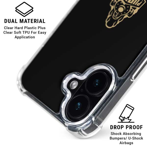 Purdue University Boilermakers Signature Logo iPhone 17 Clear Case