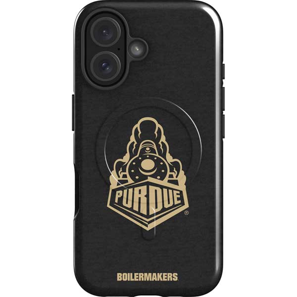 Purdue University Signature Logo iPhone 16 Magsafe Impact Case