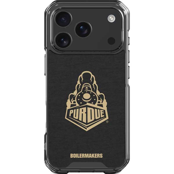 Purdue University Signature Logo iPhone 17 Pro Clear Case