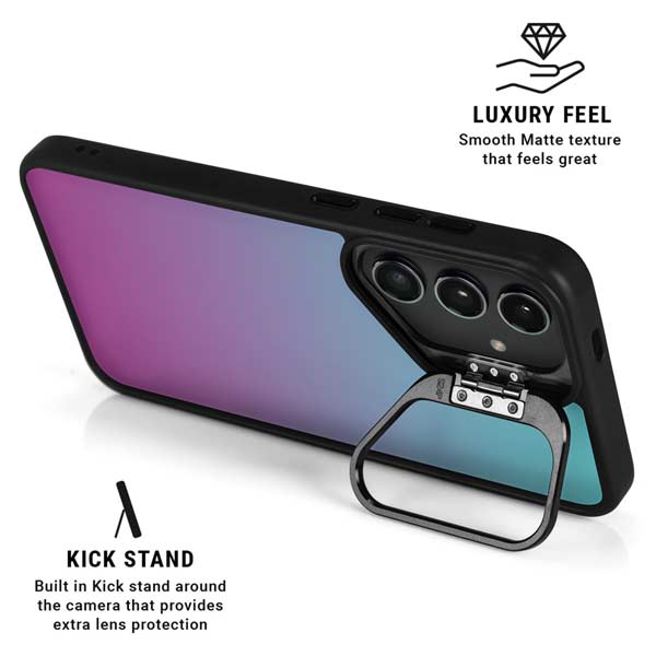 Purple and Blue Ombre Galaxy S26 Plus Kickstand Case