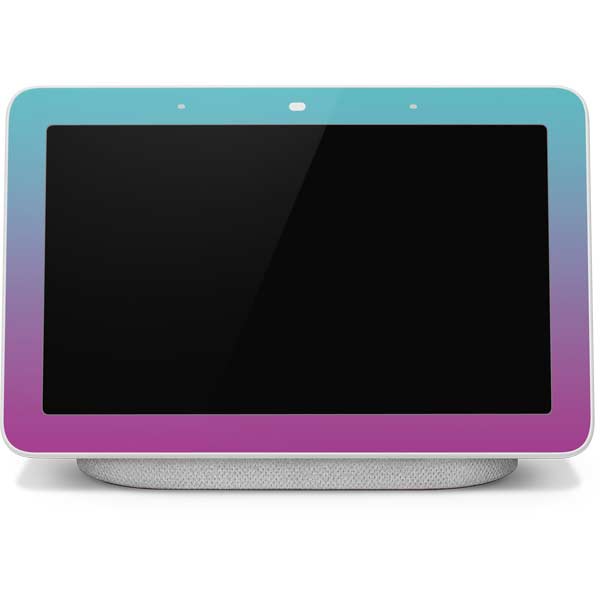 Purple and Blue Ombre Google Home Hub Skin