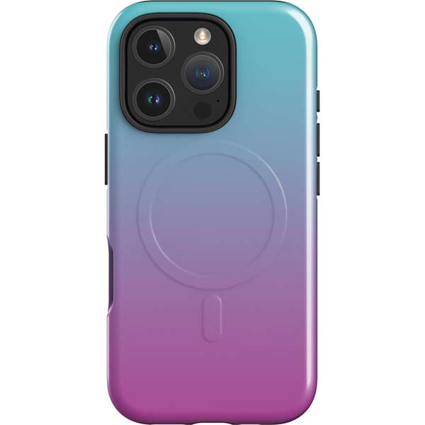 Purple and Blue Ombre iPhone 16 Pro Magsafe Impact Case