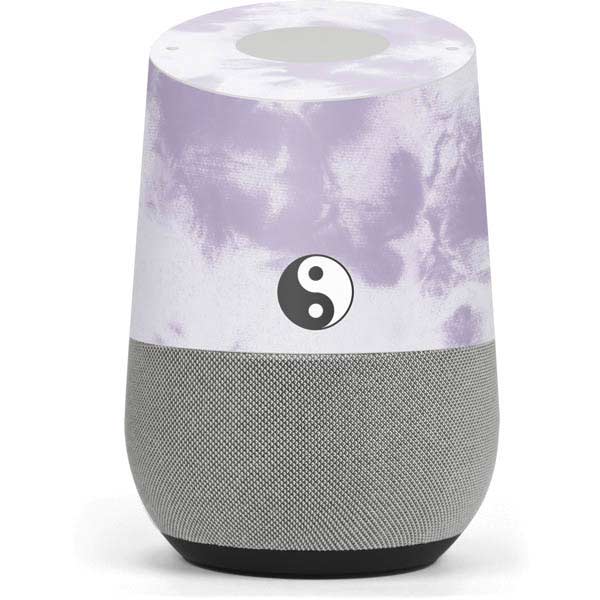 Purple and White Tie Dye Google Home Skin