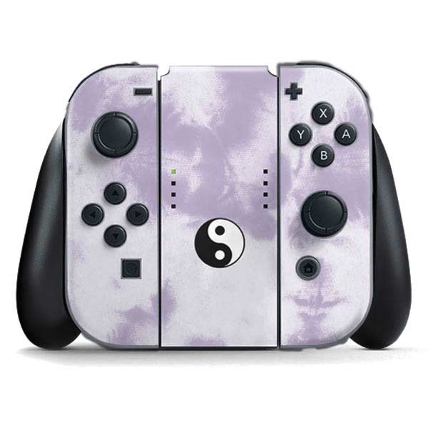 Purple and White Tie Dye Nintendo Skins