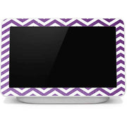 Purple Chevron Google Home Hub Skin