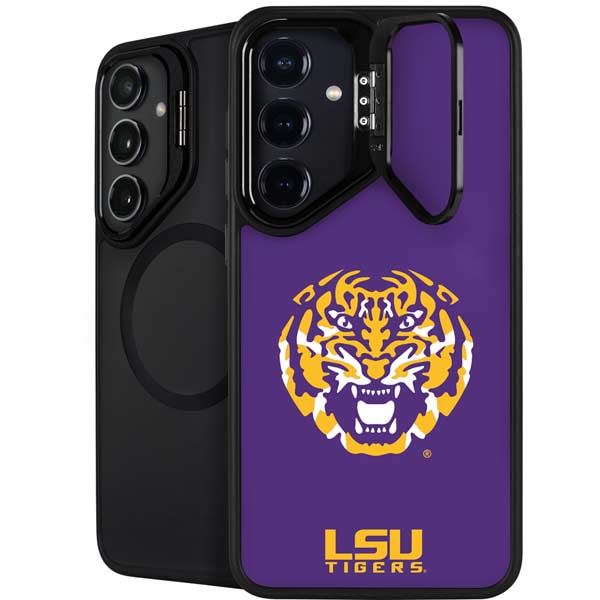LSU Purple Tiger Mascot Galaxy S26 Plus Kickstand Case