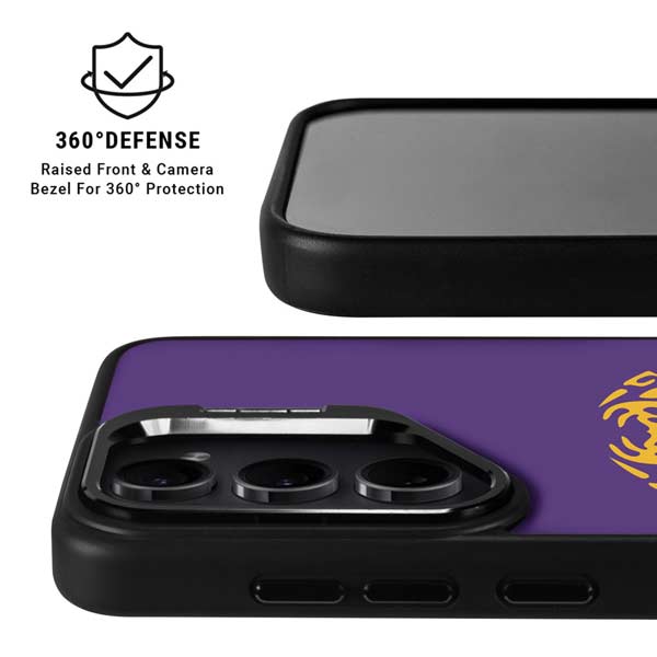 LSU Purple Tiger Mascot Galaxy S26 Plus Kickstand Case