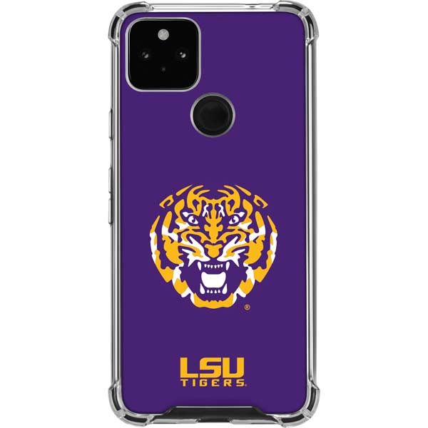 LSU Purple Tiger Mascot Pixel Cases
