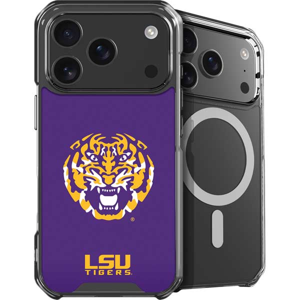 LSU Purple Tiger Mascot iPhone 17 Pro MagSafe Case