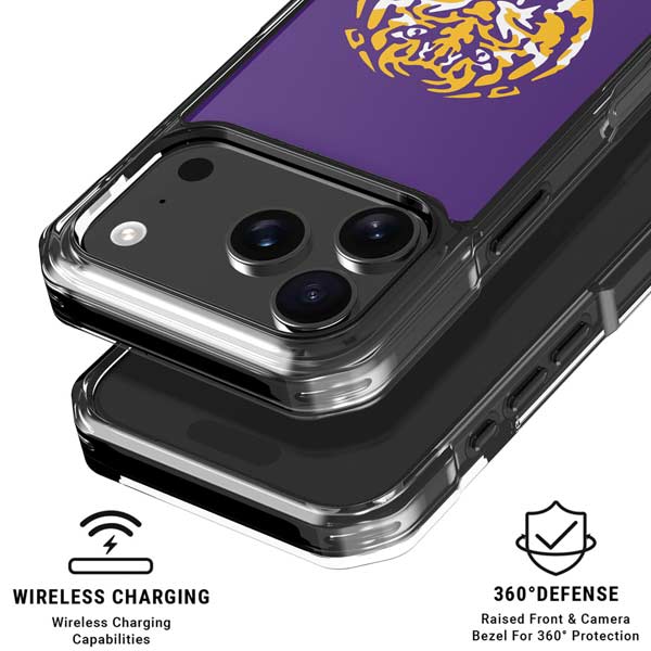LSU Purple Tiger Mascot iPhone 17 Pro Max MagSafe Case