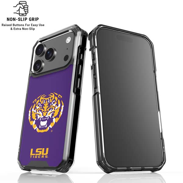 LSU Purple Tiger Mascot iPhone 17 Pro Max MagSafe Case