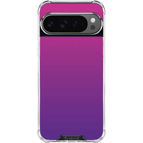 Purple Ombre Google Pixel 10 Pro XL Clear Case
