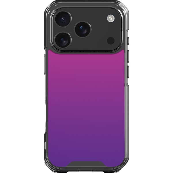 Purple Ombre iPhone 17 Pro Clear Case