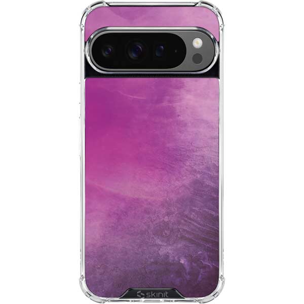Purple Space Marble Google Pixel 10 Pro XL Clear Case