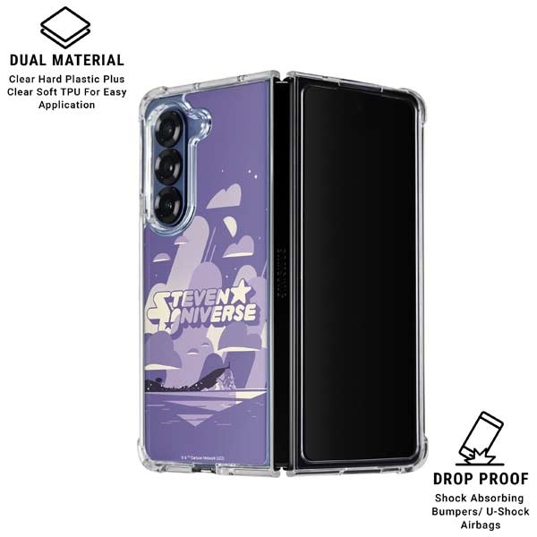 Cartoon Network Steven Universe Purple Steven Universe Galaxy Z Fold7 Clear Case