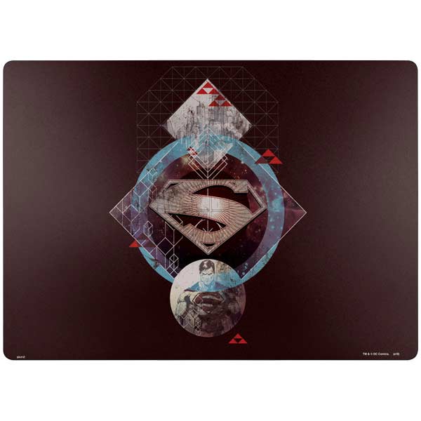 DC Comics Superman Purple Abstract Collage Surface Laptop 7 13.8in Skin