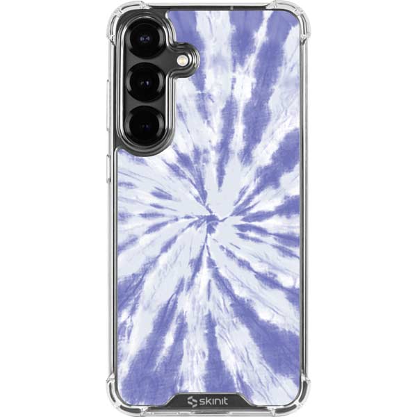Purple Tie Dye Galaxy S26 Clear Case