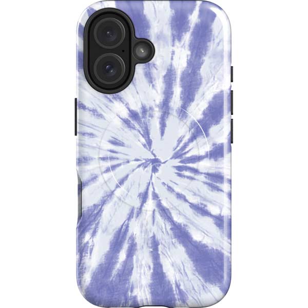 Purple Tie Dye iPhone 16 Plus Magsafe Impact Case