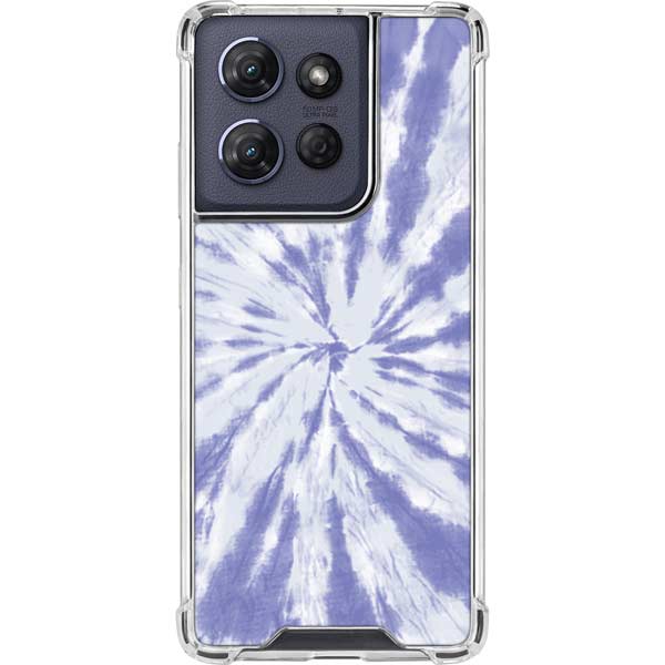 Purple Tie Dye Moto G Play 5G (2025) Clear Case