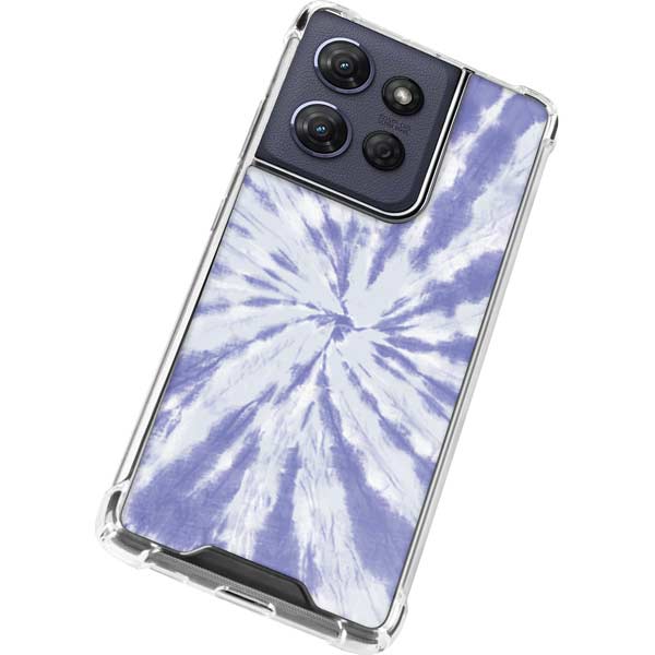 Purple Tie Dye Moto G Play 5G (2025) Clear Case