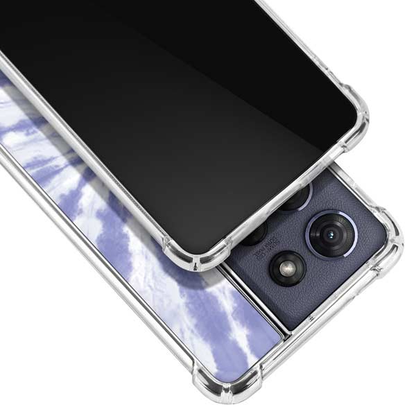 Purple Tie Dye Moto G Power 5G (2025) Clear Case