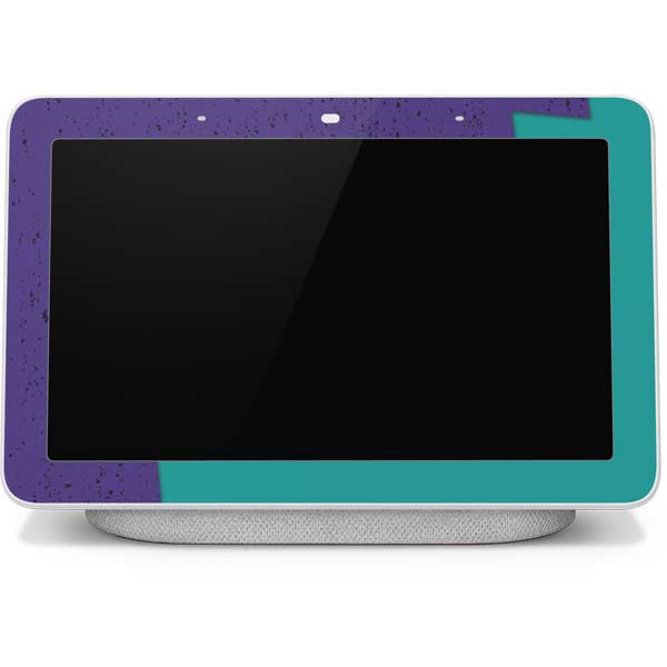 Purple Turquoise Zig Zag Google Home Hub Skin