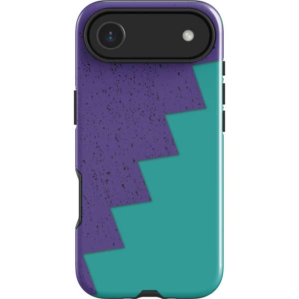 Purple Turquoise Zig Zag iPhone 17 Air Impact Case