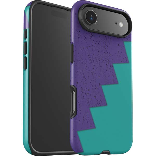 Purple Turquoise Zig Zag iPhone 17 Air Impact Case