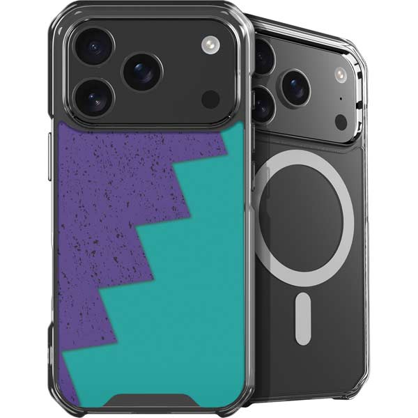 Purple Turquoise Zig Zag iPhone 17 Pro Max MagSafe Case