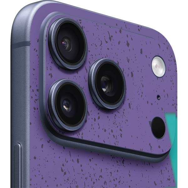 Purple Turquoise Zig Zag iPhone 17 Pro Skin