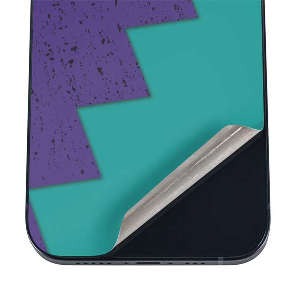 Purple Turquoise Zig Zag iPhone 17 Pro Skin