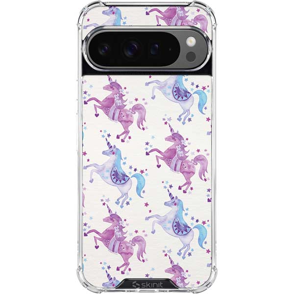 Purple Unicorns by Cat Coq Google Pixel 10 Pro Clear Case