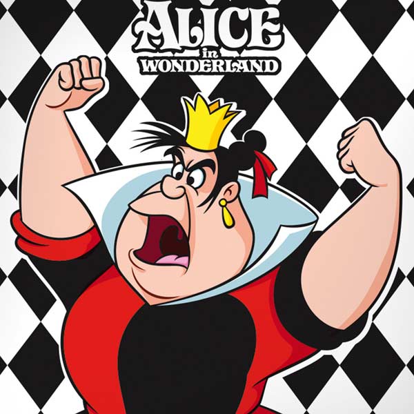 Disney Alice in Wonderland Queen of Hearts Off with their Head! iPhone XS Pro Case