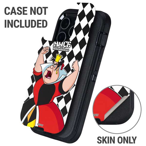 Disney Alice in Wonderland Queen of Hearts Off with their Head! Otterbox Defender iPhone Skin