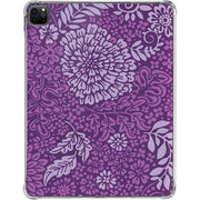 Radiant Orchid Floral iPad Pro 11in (2024) Clear Case