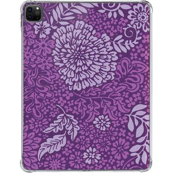 Radiant Orchid Floral iPad Pro 11in (2024) Clear Case
