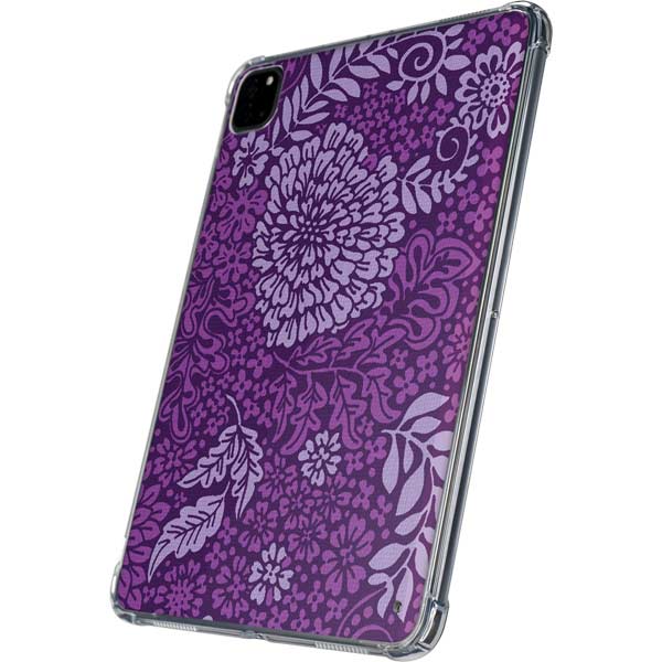 Radiant Orchid Floral iPad Pro 11in (2024) Clear Case