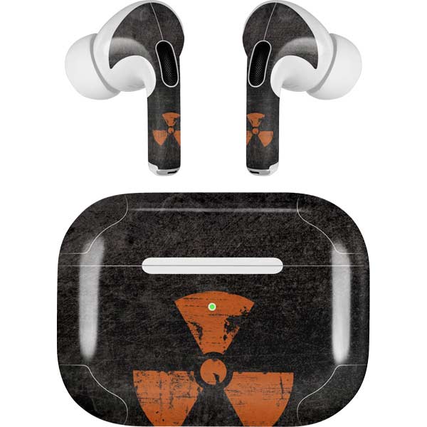 Radioactivity Black AirPods Skins