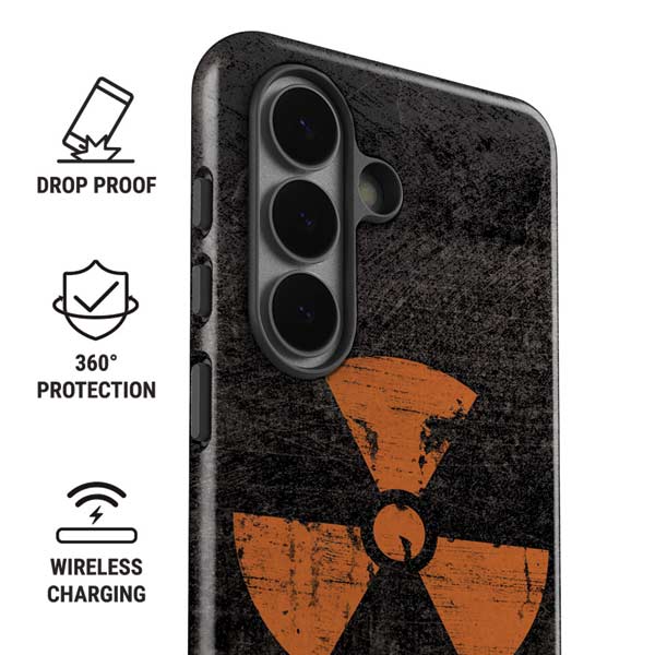 Radioactivity Black Galaxy S26 Plus Impact Case