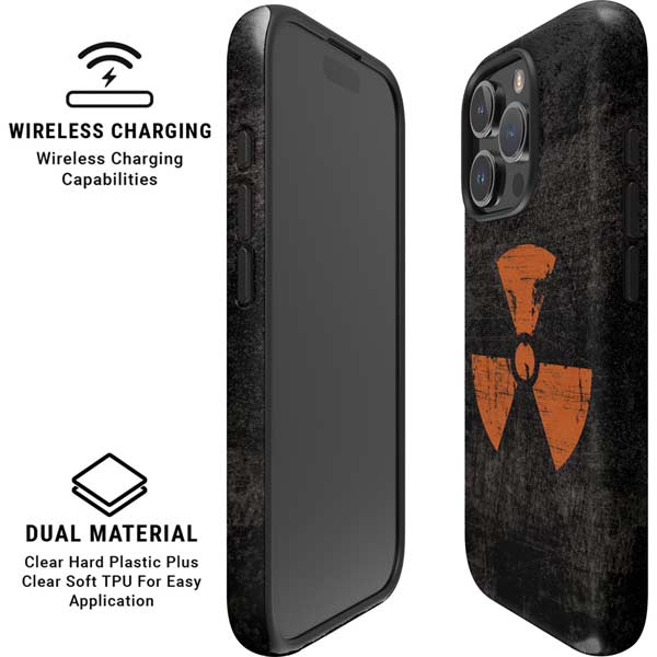 Radioactivity Black iPhone 16 Pro Max Magsafe Impact Case