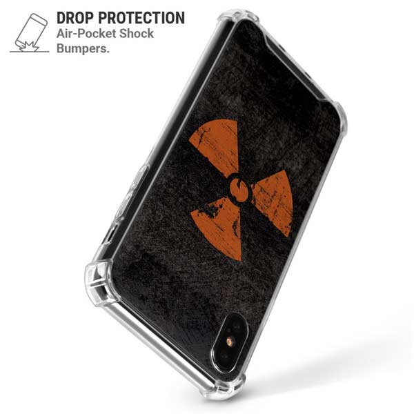 Radioactivity Black iPhone X/XS Clear Case