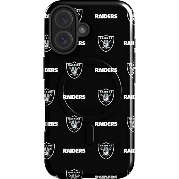 NFL Raiders Blitz Series iPhone 16 Magsafe Impact Case