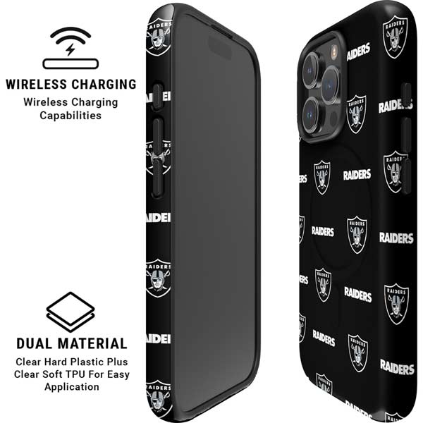 NFL Raiders Blitz Series iPhone 16 Pro Magsafe Impact Case