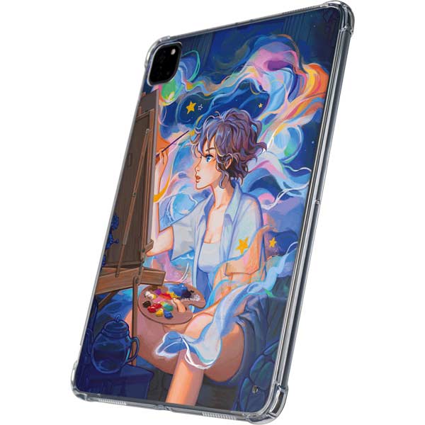 Rainbow Anime Artist Painter by Ivy Dolamore iPad Pro 11in (2024) Clear Case