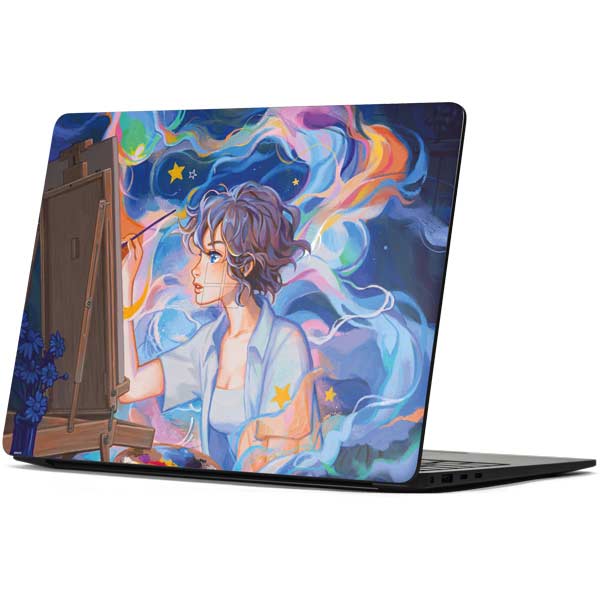 Rainbow Anime Artist Painter by Ivy Dolamore Surface Laptop 7 13.8in Skin
