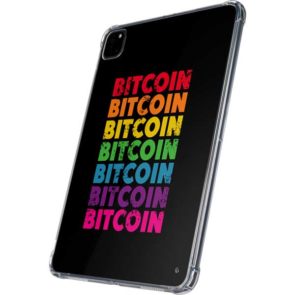 Rainbow Bitcoin iPad Pro 11in (2024) Clear Case