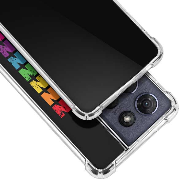Rainbow Bitcoin Moto G 5G (2025) Clear Case
